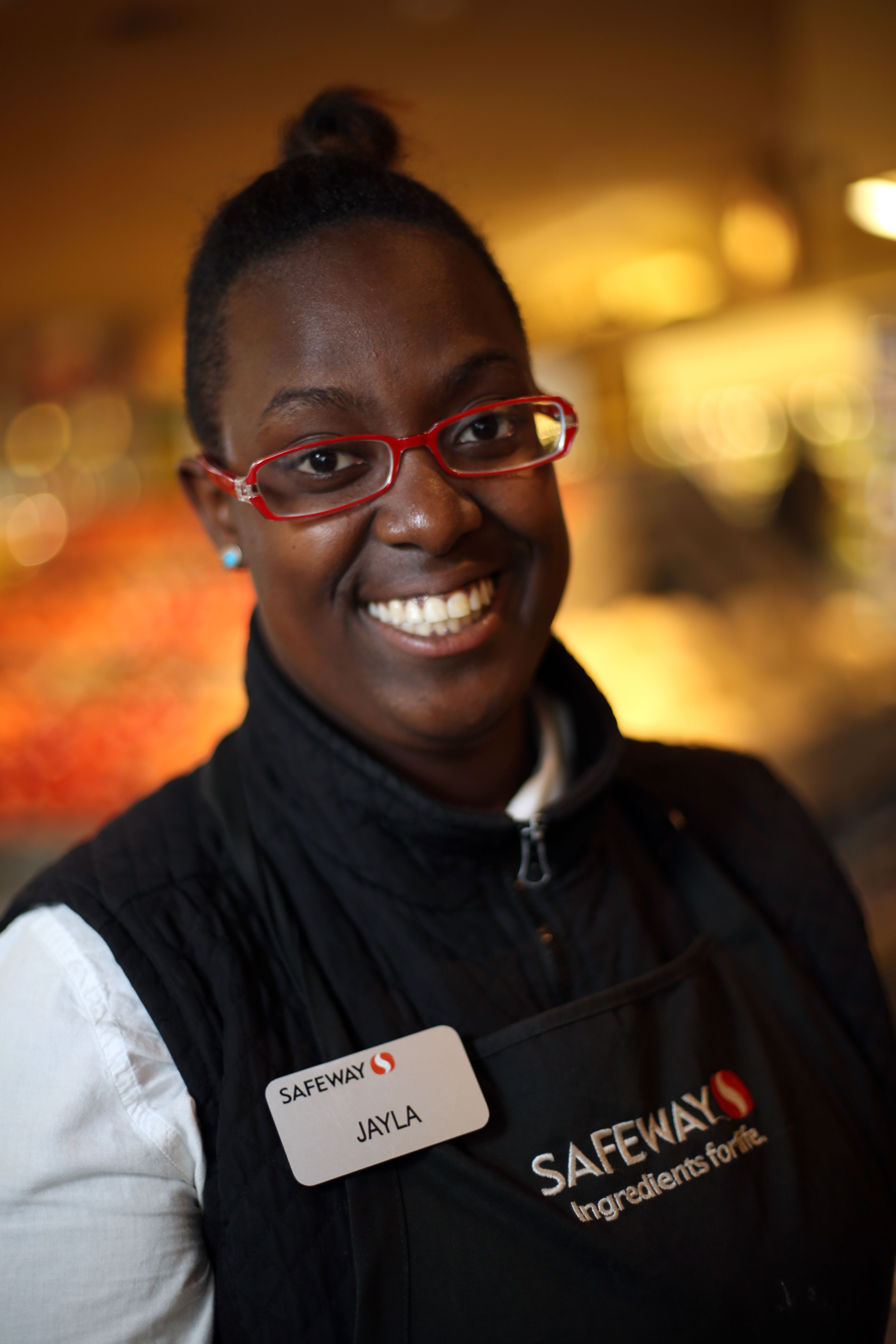 Jayla at Safeway